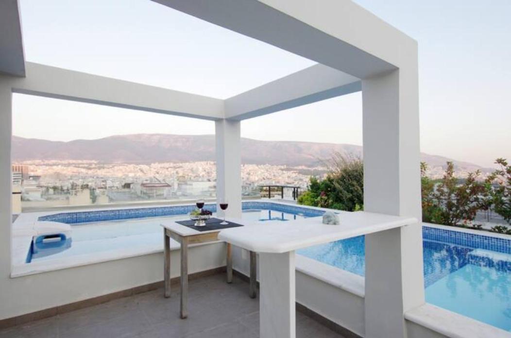 Appartement Athens Lycabettus Hill Penthouse, Private Roof Garden & Pool Extérieur photo